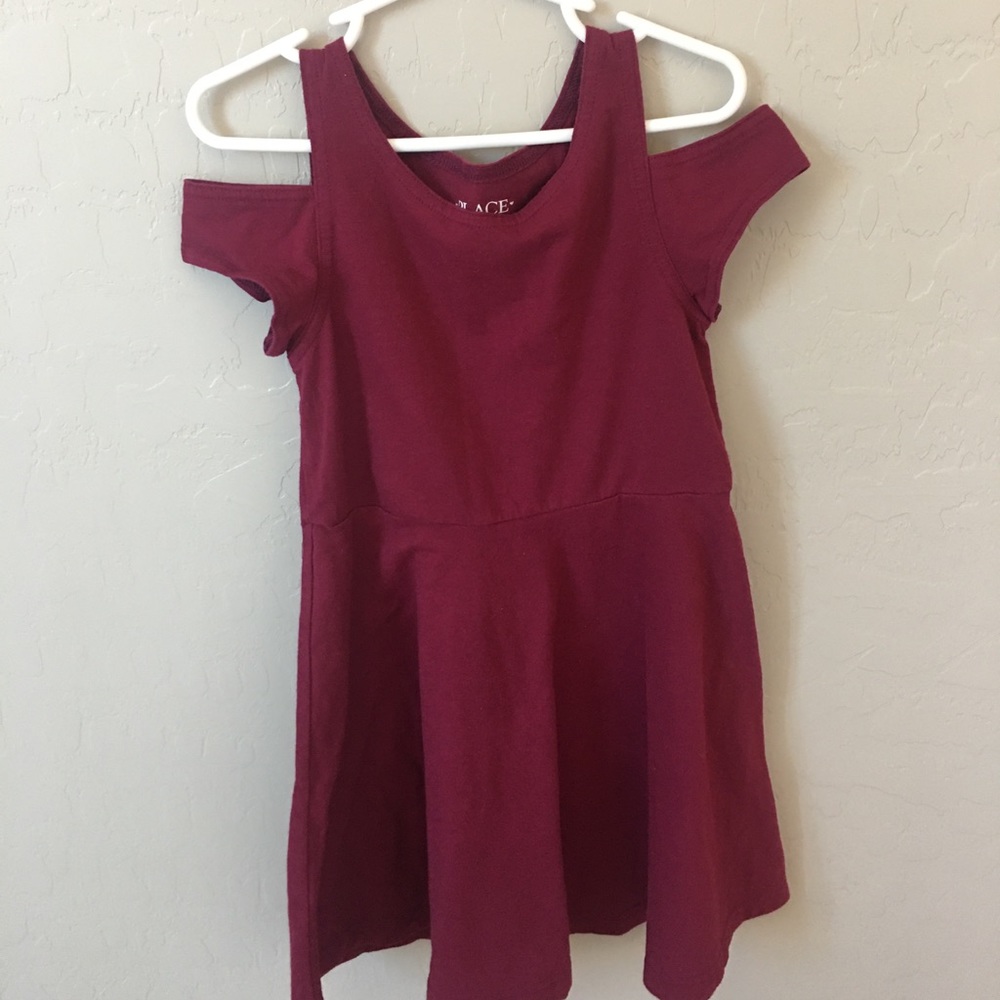 Burgundy dress